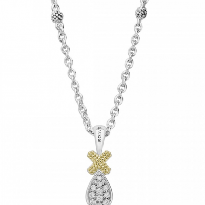 Caviar Lux Diamond Pendant Necklace