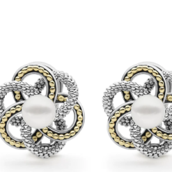Lagos Pearl Love Knot Earrings