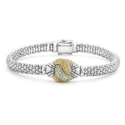 LAGOS Caviar Lux Caviar Diamond Knot Bracelet