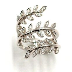 Leaf Diamond Ring
