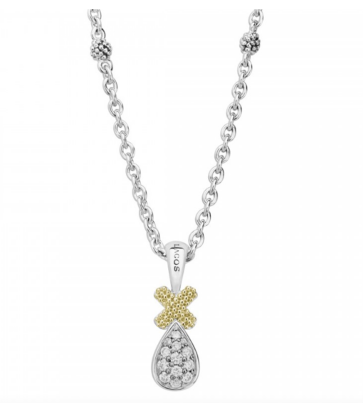 LAGOS Caviar Lux Diamond Pendant Necklace