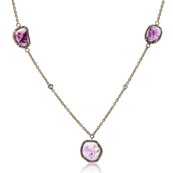 Zeghani ZP920-A Tourmaline Pendant necklace