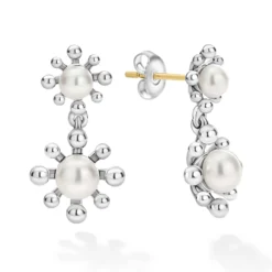 Fleur Pearl Drop Earrings
