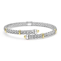 Two-Tone Caviar Versa Bypass Bracelet